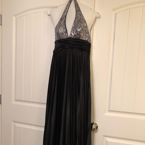 Masquerade Dresses & Skirts - Black/silver sequin halter top. Size 5/6.